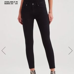 7 for all Mankind B(AIR) DENIM ANKLE SKINNY IN BLA